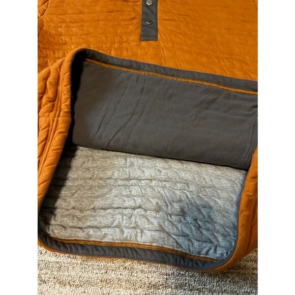 DULUTH TRADING COMPANY Men's Flintlock 1/4 Orange Snap Popover Size 2XL - Picture 9 of 9